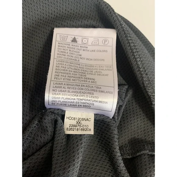 Tiger Woods Collection Mens XXL Long Sleeve 1/4 Zip Pullover Gray - Picture 10 of 10